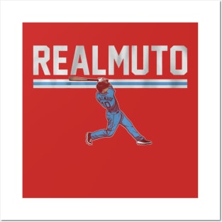 J.T. Realmuto Slugger Swing Posters and Art